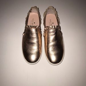 Kate Spade Lilly Metallic Rose Gold Sneaker